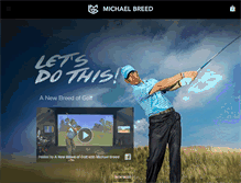 Tablet Screenshot of michaelbreed.com